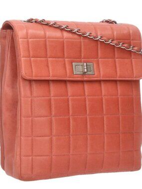 Chanel Chocolate Bar Lambskin Chain Shoulder Bag